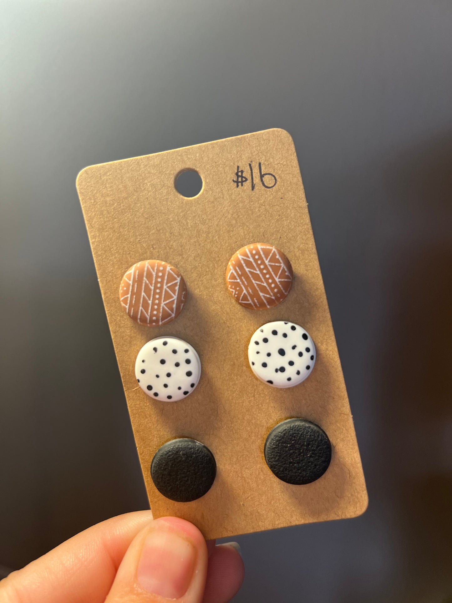 3 Pack Earrings